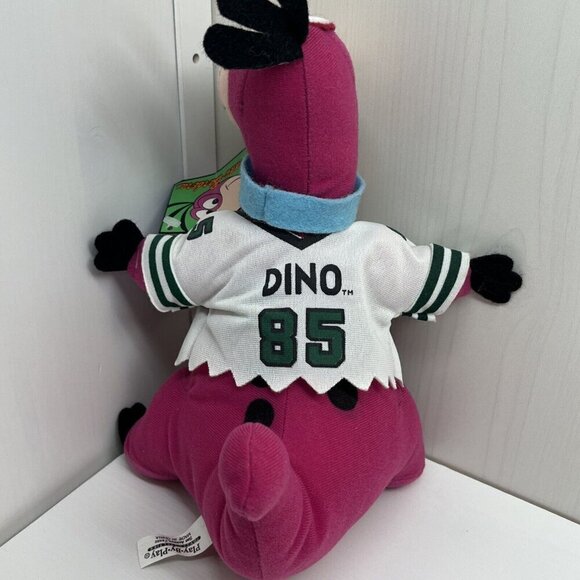 Vtge The Flintstones DINO New York Jets Plush Team NFL 1994 Hanna Barbera w/tag - Picture 9 of 14